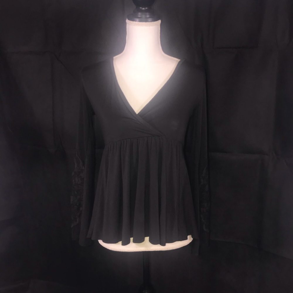American Eagle Soft and Sexy Black Blouse